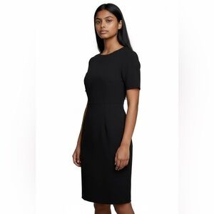 Elie Tahari Professional Dress,  Dark Brown Sheath Fully Lined Winter Weight